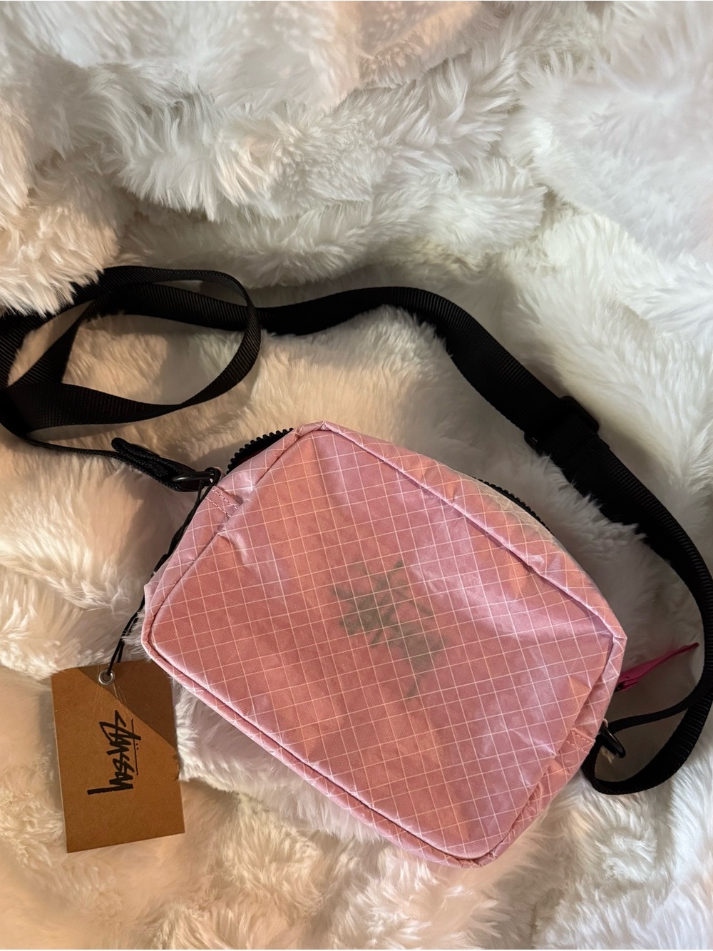 Stussy Pink Crossbody Bag